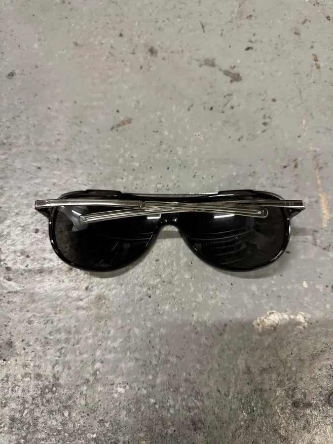 1990s Christian Dior Black Aviator Sunglasses PWZOiXO 1