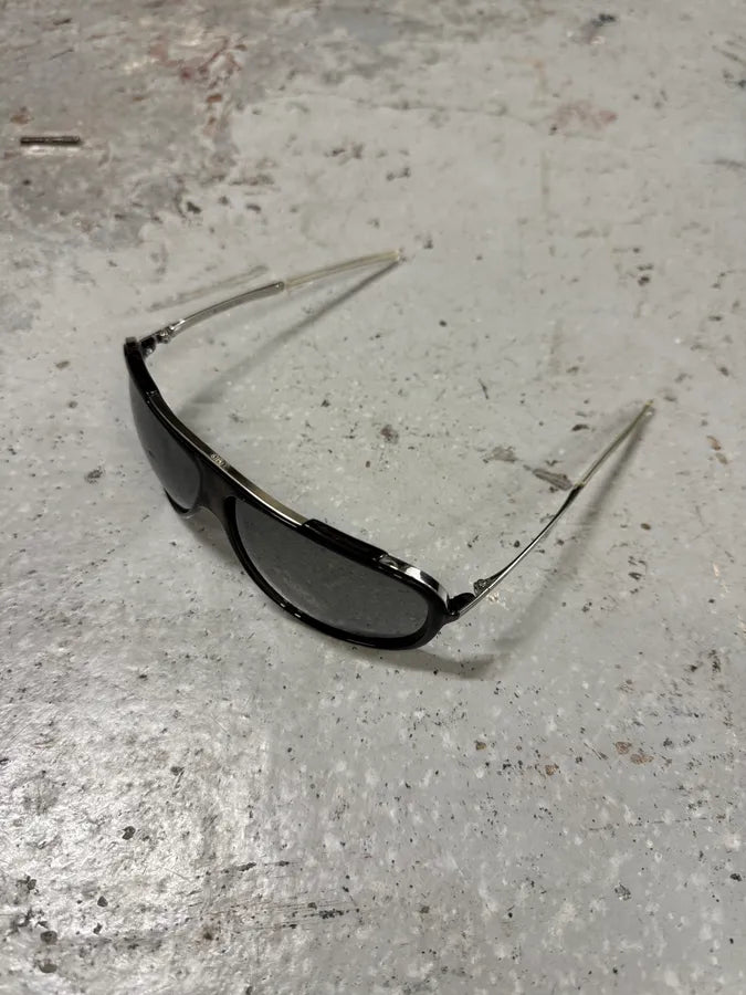 1990s Christian Dior Black Aviator Sunglasses PWZOiXO 3