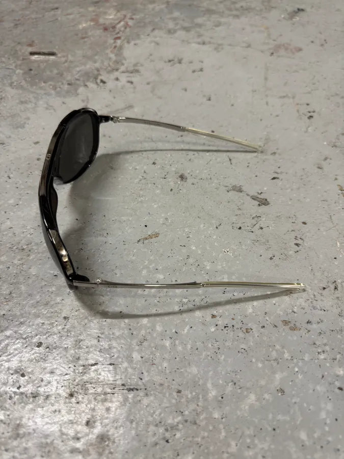 1990s Christian Dior Black Aviator Sunglasses PWZOiXO 4