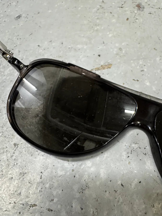 1990s Christian Dior Black Aviator Sunglasses PWZOiXO 5