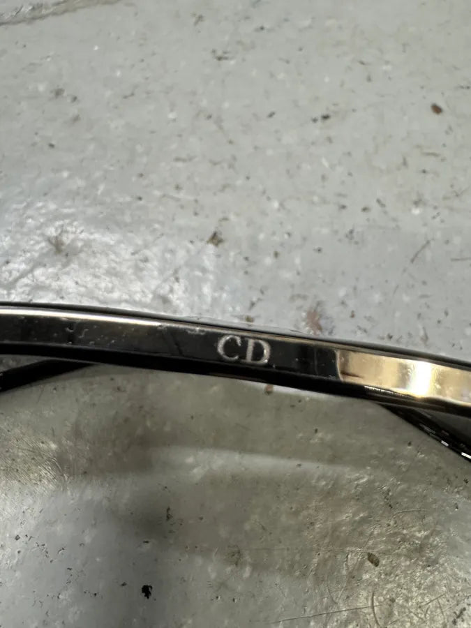 1990s Christian Dior Black Aviator Sunglasses PWZOiXO 6