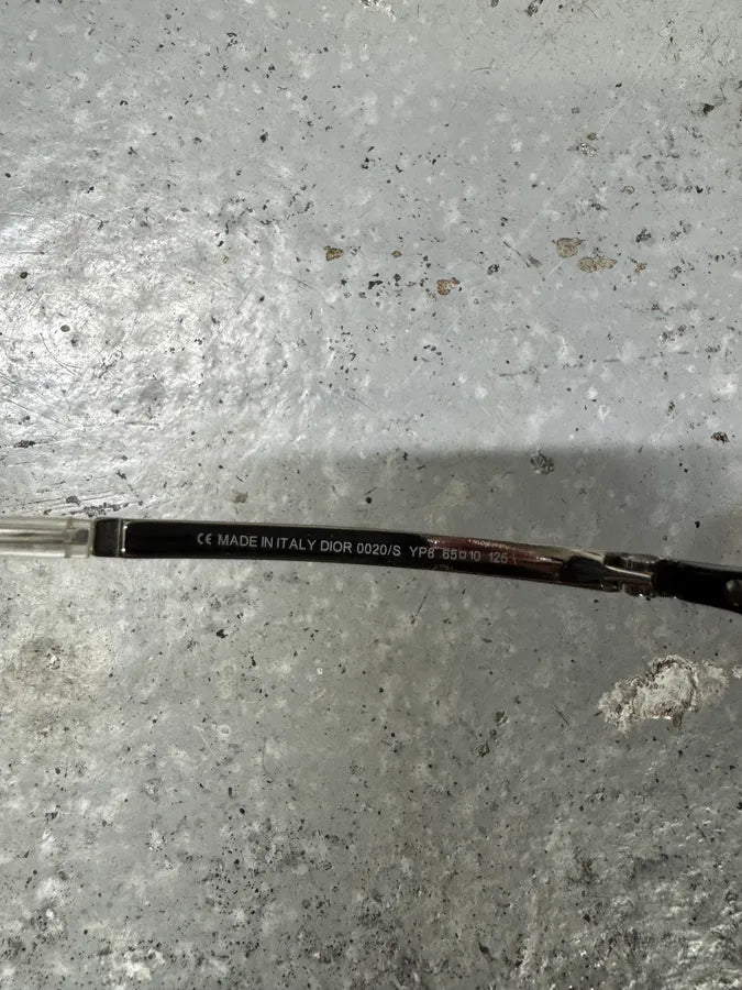 1990s Christian Dior Black Aviator Sunglasses PWZOiXO 7