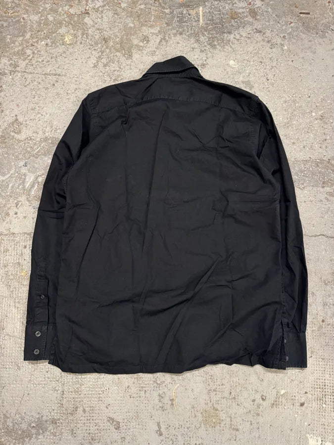 1990s Christian Lacroix Black Royal Embroidered Shirt cfZecDy 6