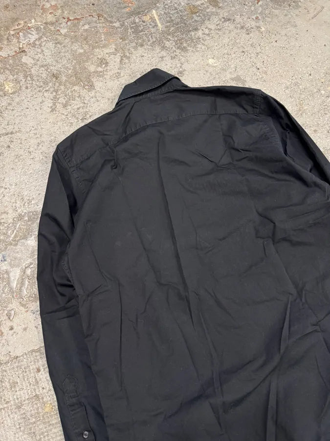 1990s Christian Lacroix Black Royal Embroidered Shirt cfZecDy 7