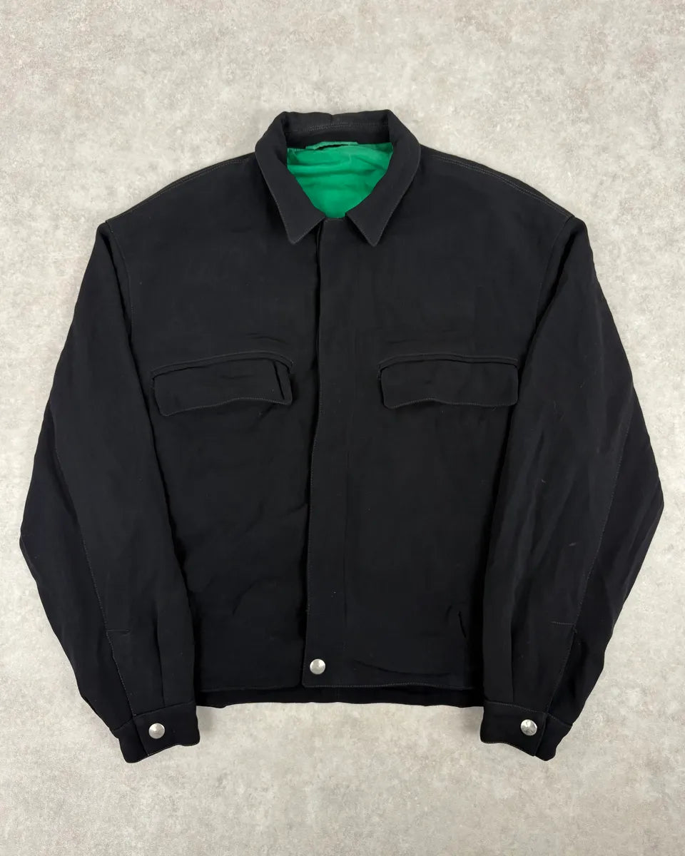 1990s Claude Montana Black Buttoned Jacket VhvBLgc 0