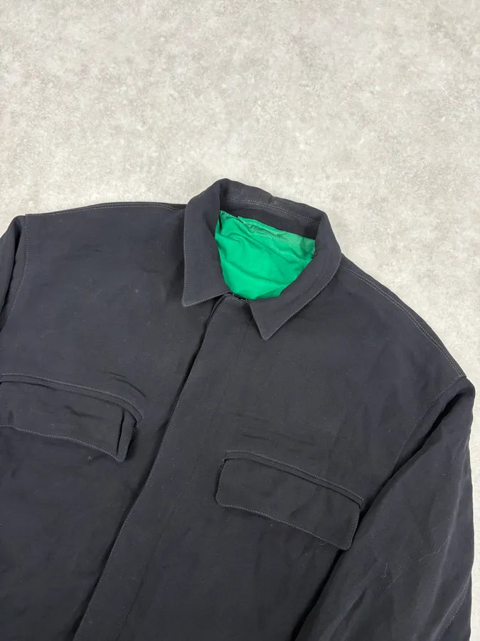 1990s Claude Montana Black Buttoned Jacket VhvBLgc 3