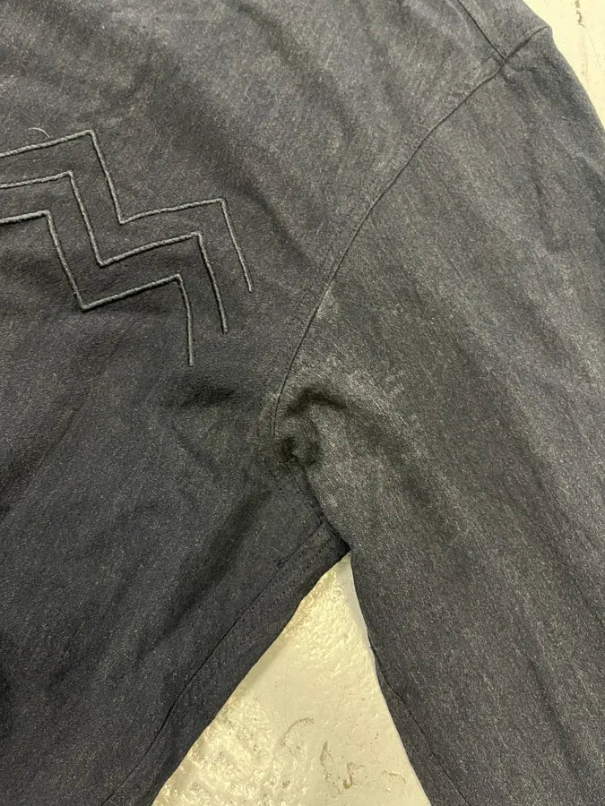 1990s Claude Montana Black Western Shirt dCmbudV 7