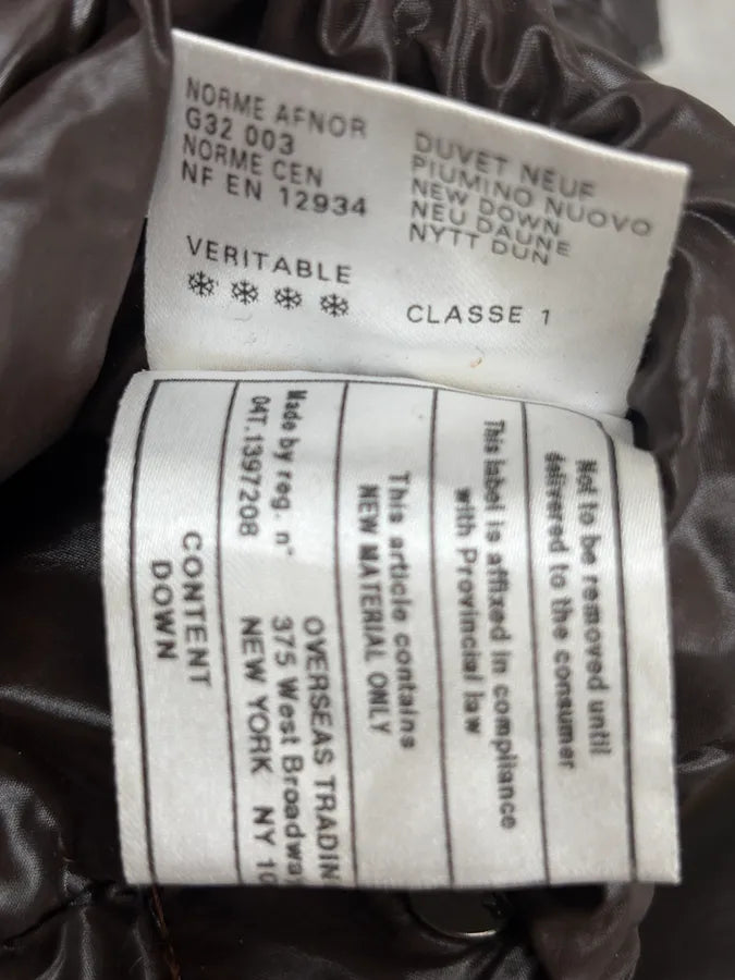 Moncler Brown Puffer High Leather Boots mMFgJJX 10
