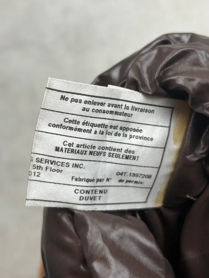Moncler Brown Puffer High Leather Boots mMFgJJX 11