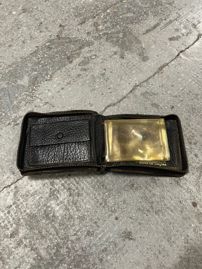 1990s Comme des Garçons Brown Eroded Wallet (OS) ivNTjfs 3