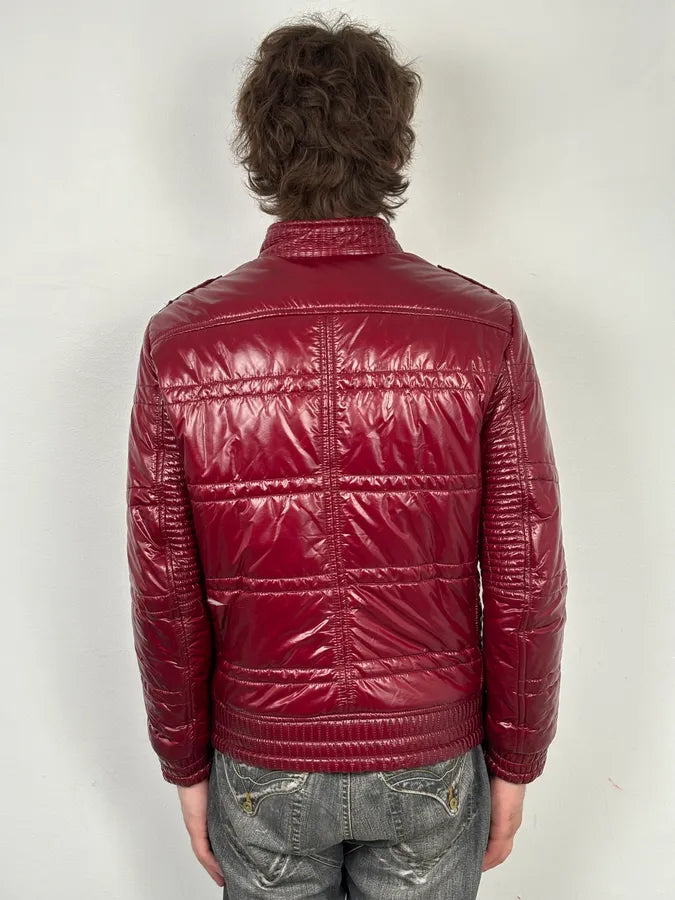 Daniele Alessandrini Bordeaux Nylon Quilted Jacket PVqGzzi 2