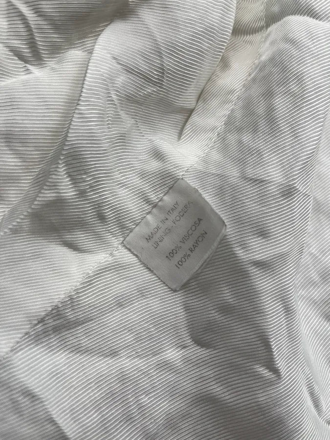 1990s Dirk Bikkembergs Net Mesh Honeycomb White Blazer Jacket nErEfCo 10