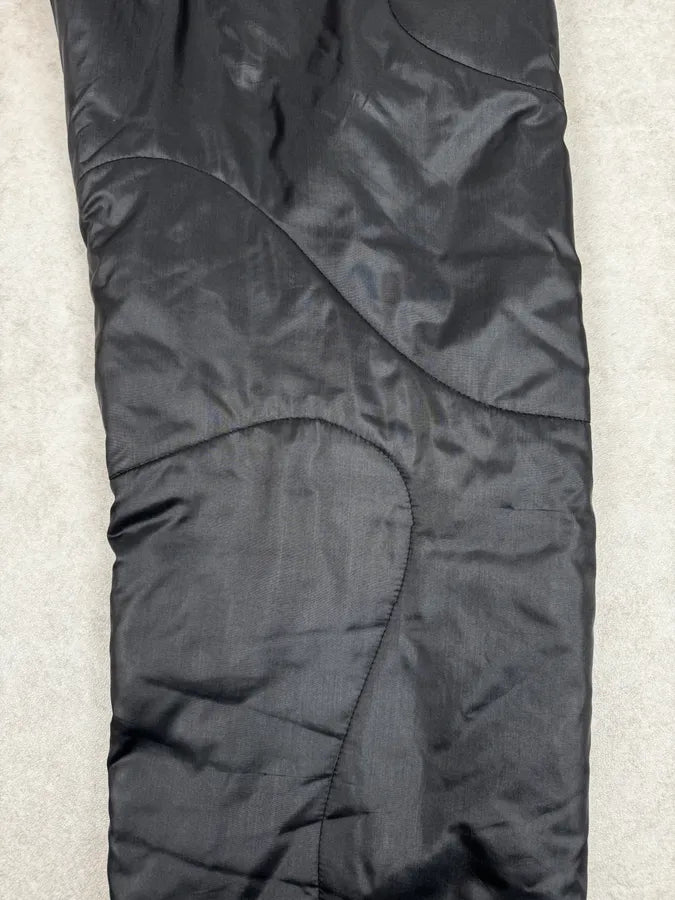 1990s Dirk Bikkembergs Padded Black Panelled Pants ZNnqTSA 8