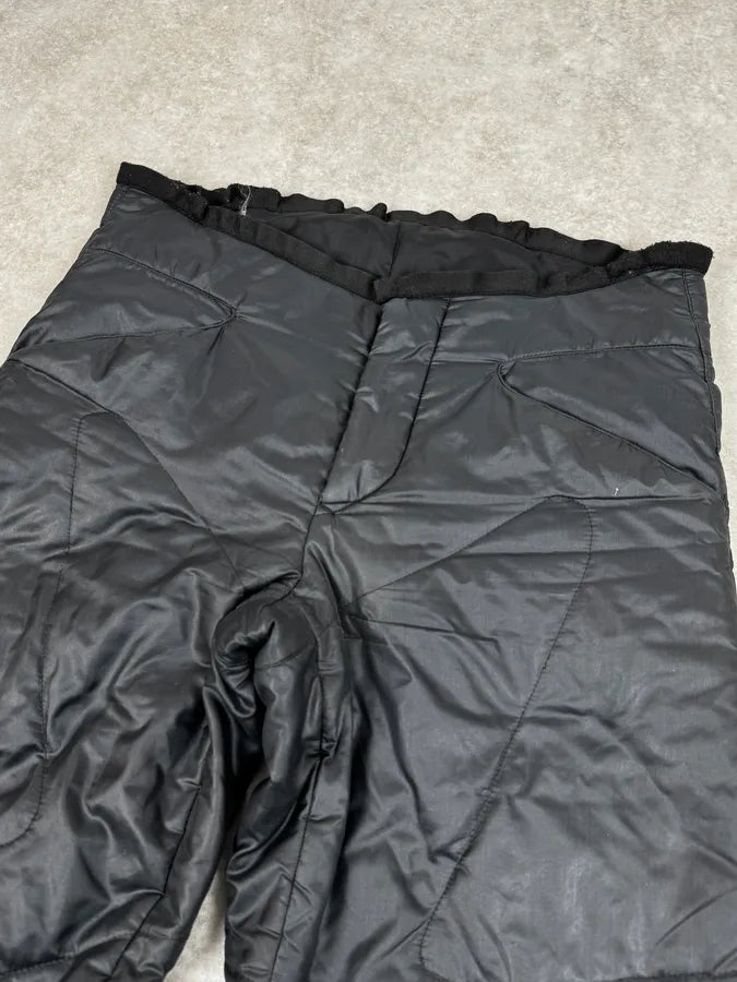 1990s Dirk Bikkembergs Padded Black Panelled Pants ZNnqTSA 5