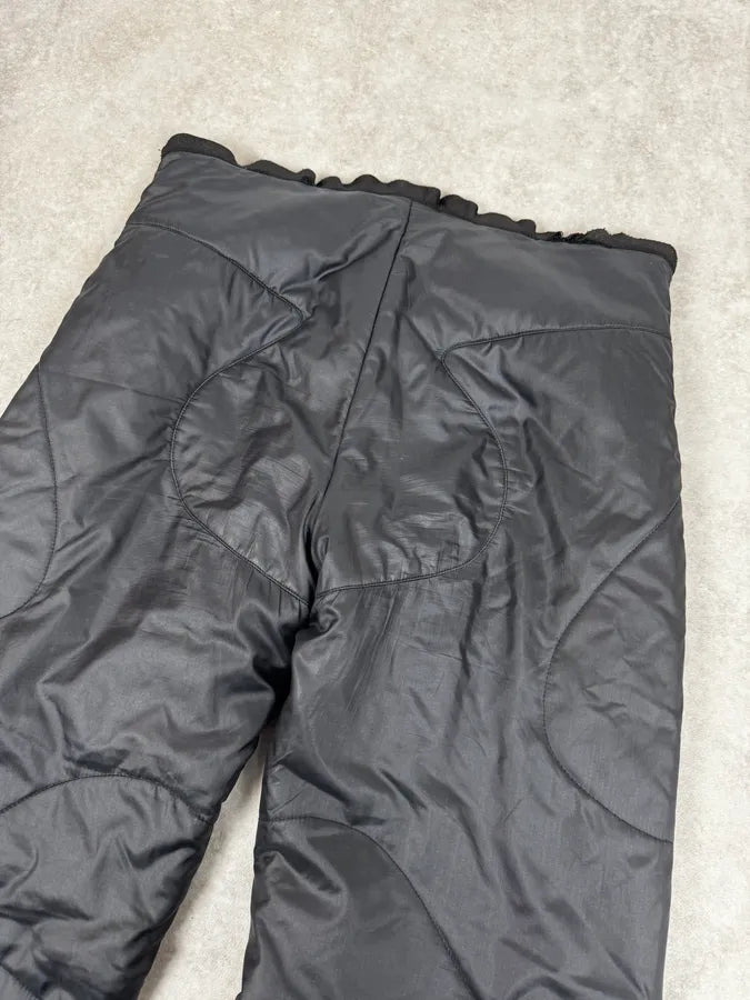 1990s Dirk Bikkembergs Padded Black Panelled Pants ZNnqTSA 6