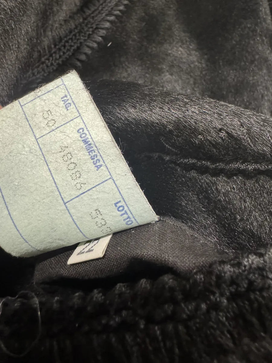 1990s Dolce & Gabbana Black Hybrid Pony Hair Leather Jacket (L) 13