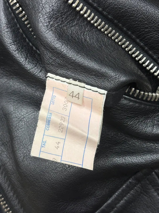 1990s Dolce & Gabbana Black Hybrid Suede & Leather Biker Jacket pwDHVfx 10