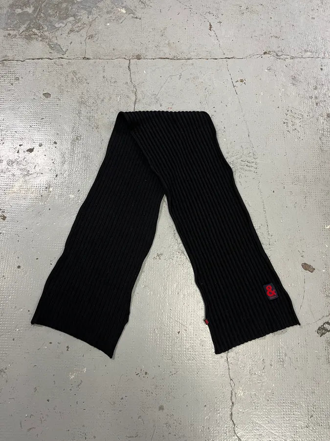 1990s Dolce & Gabbana Black Minimalist Scarf bysrIJv 0