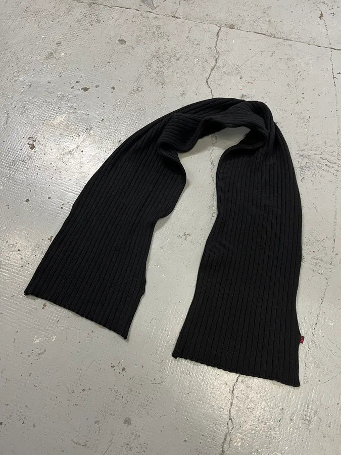 1990s Dolce & Gabbana Black Minimalist Scarf bysrIJv 2
