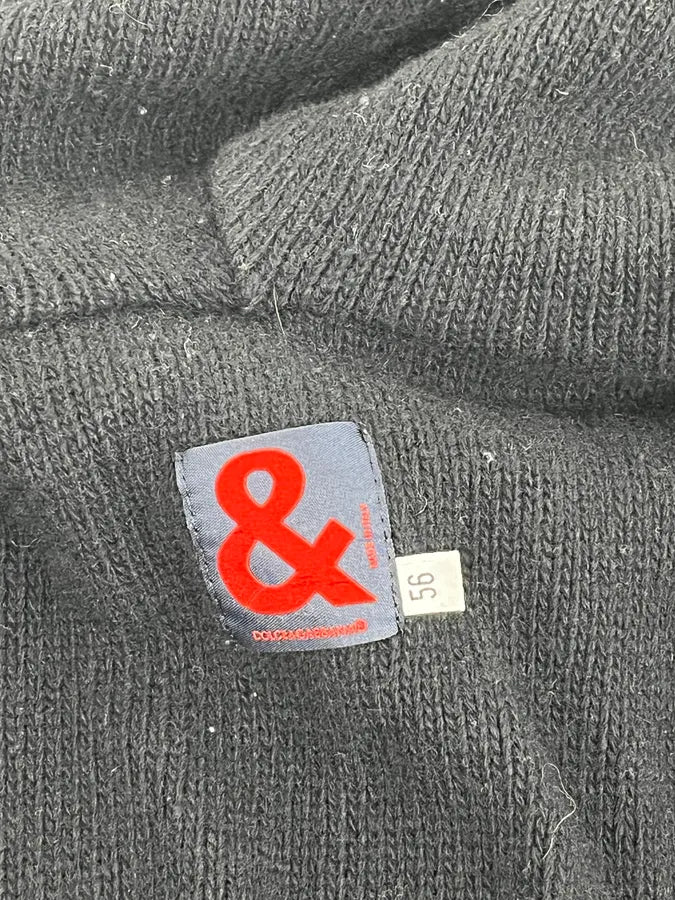 1990s Dolce & Gabbana Grey Wool Hooded Zip-up Sweater NvdtfgM 10