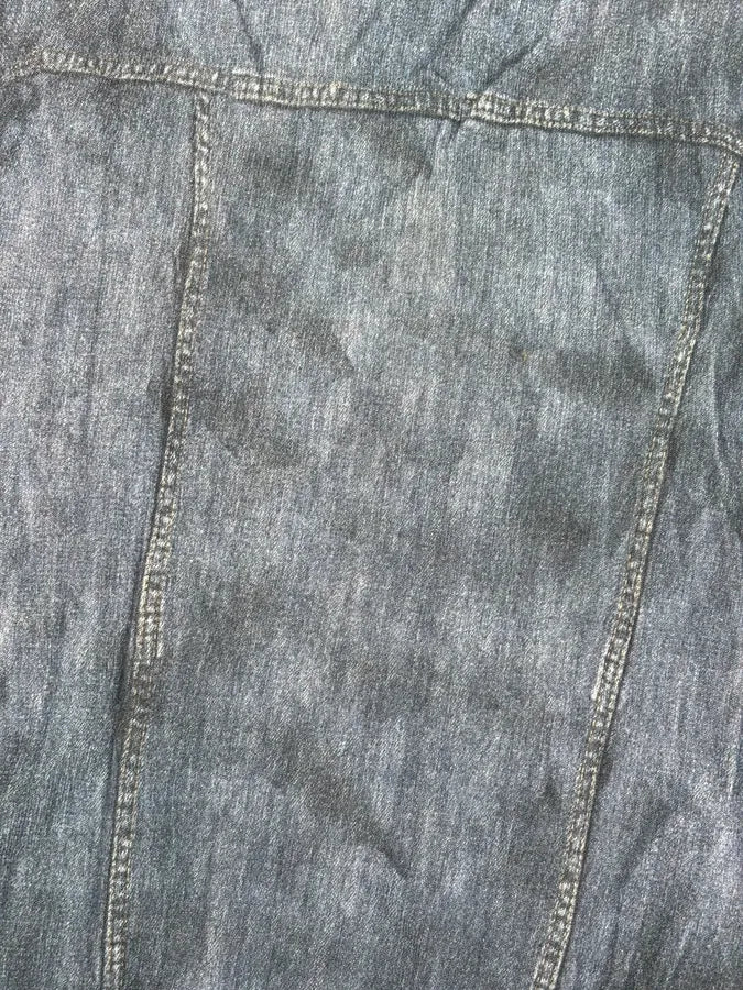 SS2010 Dolce & Gabbana Blue Denim Trompe-loeil V Neck Sweater dxkZsTZ 8