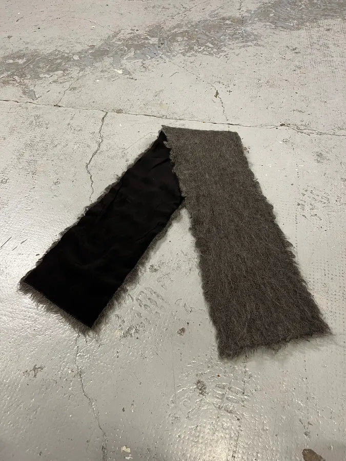 1990s Dolce & Gabbana Grey Cashmere & Silk Scarf IWKExvV 1