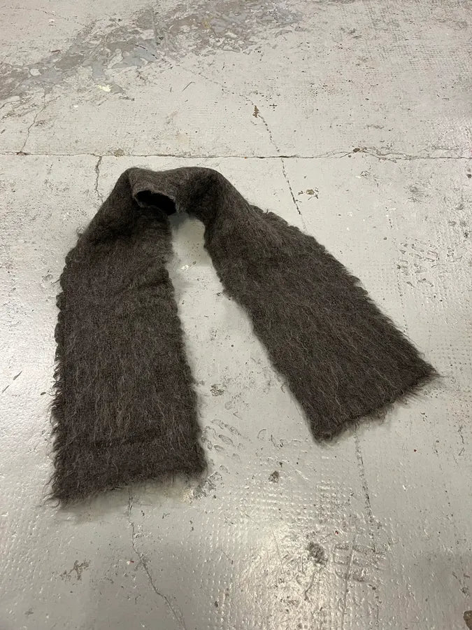 1990s Dolce & Gabbana Grey Cashmere & Silk Scarf IWKExvV 3