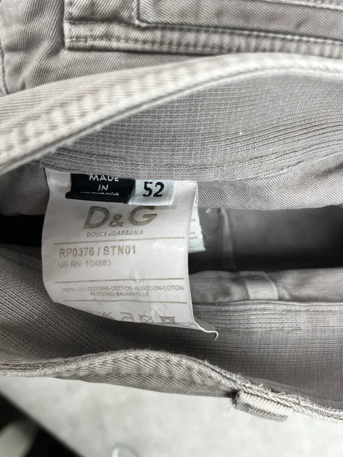 SS2008 Dolce & Gabbana Multi Pockets Grey Cargo Pants aZDJvks 10