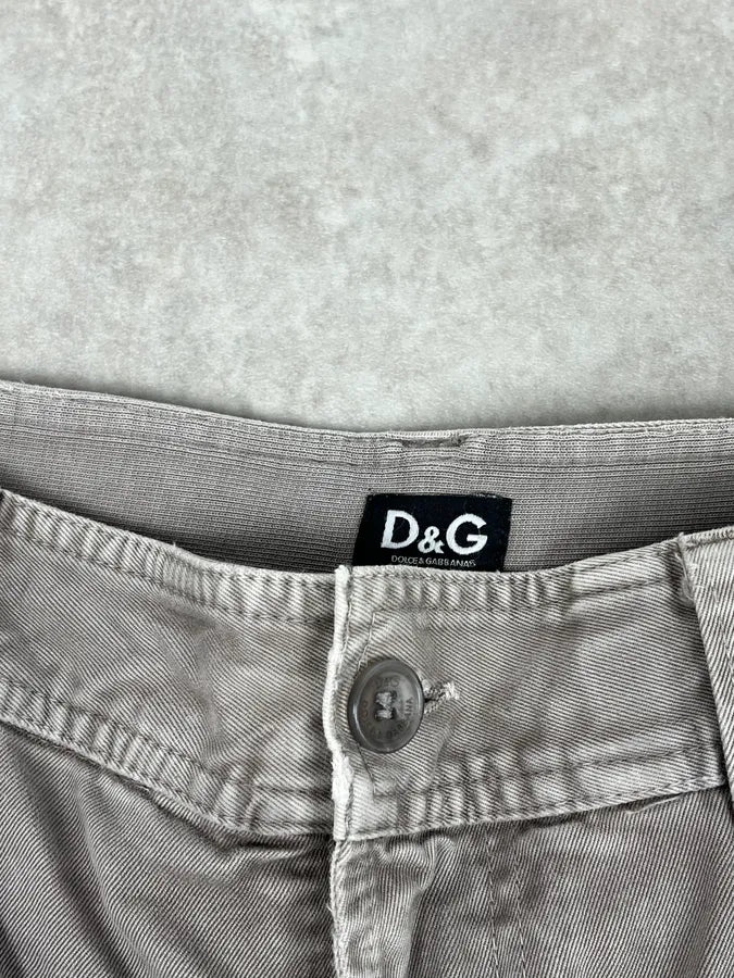 SS2008 Dolce & Gabbana Multi Pockets Grey Cargo Pants aZDJvks 8
