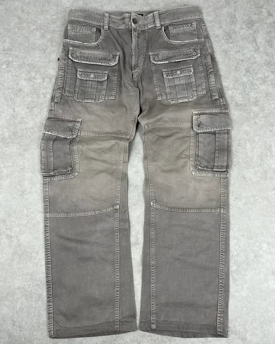 SS2008 Dolce & Gabbana Multi Pockets Grey Cargo Pants aZDJvks 3