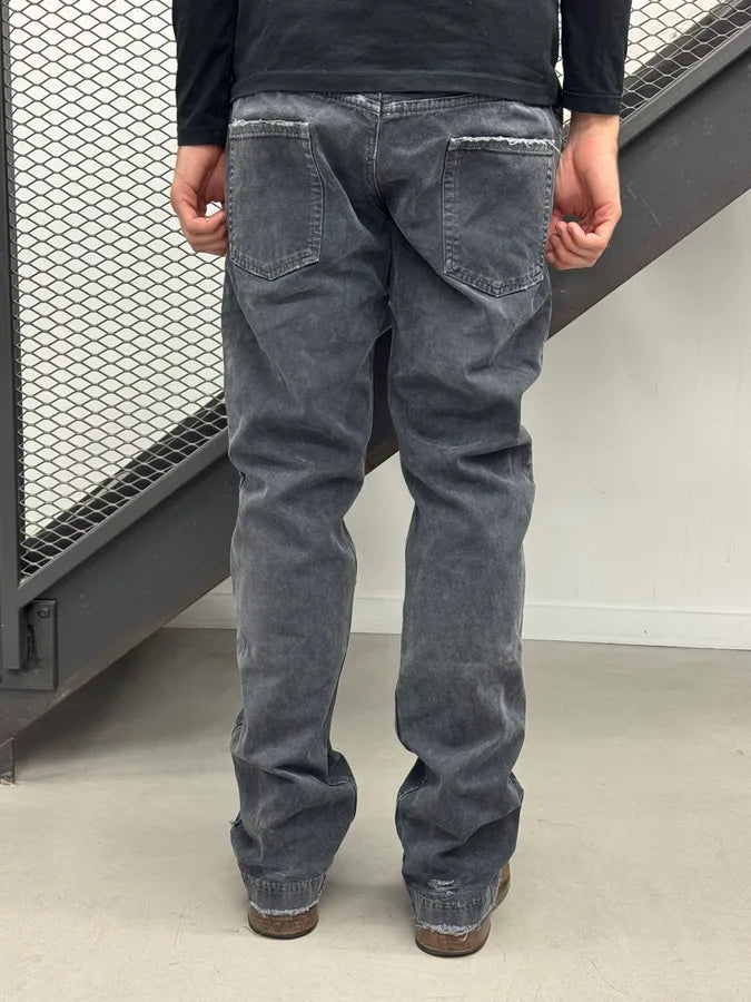AW2005 Dolce & Gabbana Grey Denim Distressed Jeans tmGvKrj 4