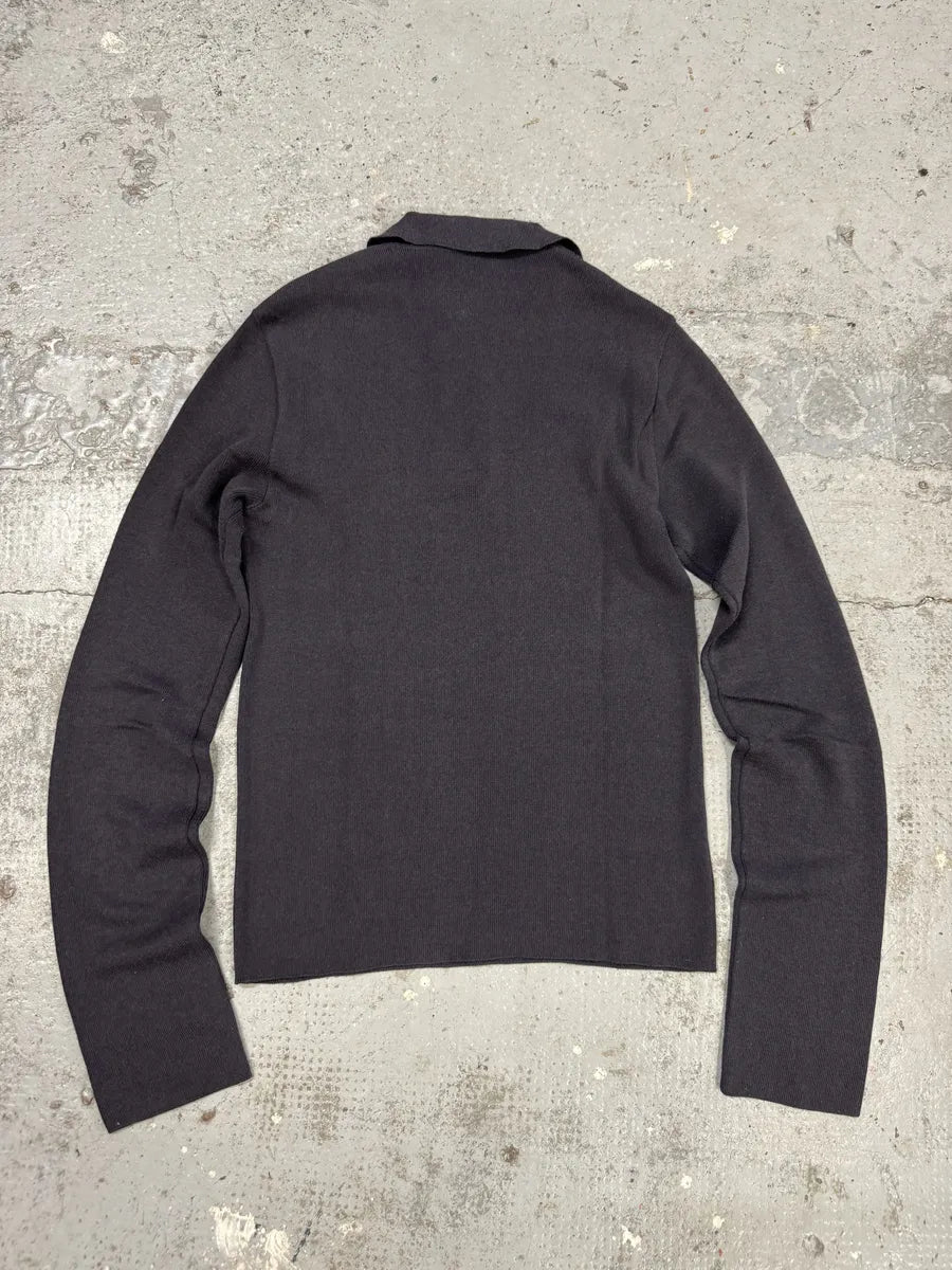 1990s Dolce & Gabbana Grey Longsleeves Polo  amHIdpp 3