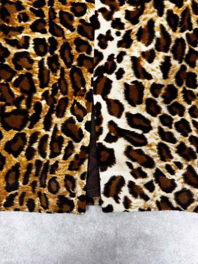 1990s Dolce & Gabbana Leopard Print Skirt EmMkqrX 8