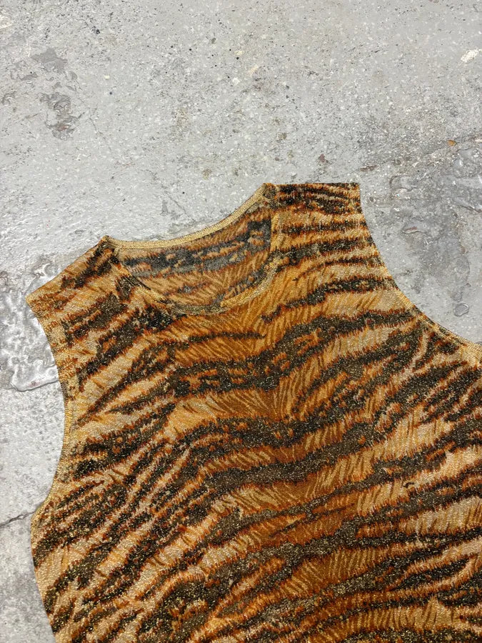 1990s Dolce & Gabbana Leopard Zebra Trompe L’oeil Set gqBSqlZ 5