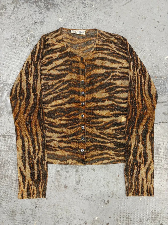 1990s Dolce & Gabbana Leopard Zebra Trompe L’oeil Set gqBSqlZ 9
