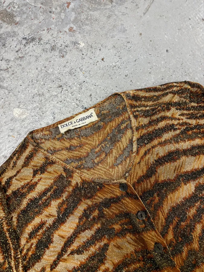 1990s Dolce & Gabbana Leopard Zebra Trompe L’oeil Set gqBSqlZ 11