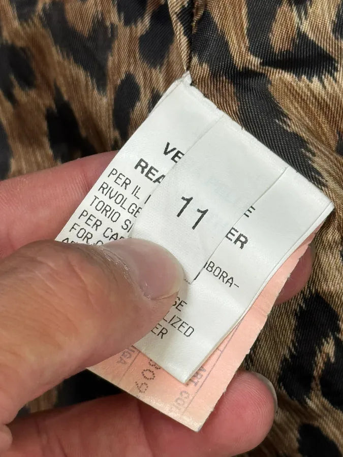 1990s Dolce & Gabbana Pony Hair Black Leather Jacket oKWpvTs 8