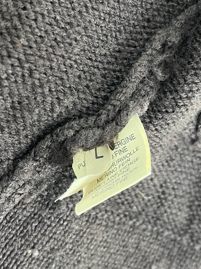 1990s Dolce & Gabbana Wool Brown Buttoned Cardigan Jacket wmKYjPF 7