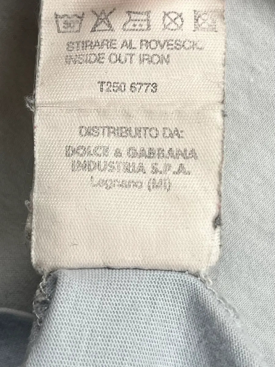 1990s Dolce & Gabbana Light Blue Human Archive T-Shirt AowMfqN 8