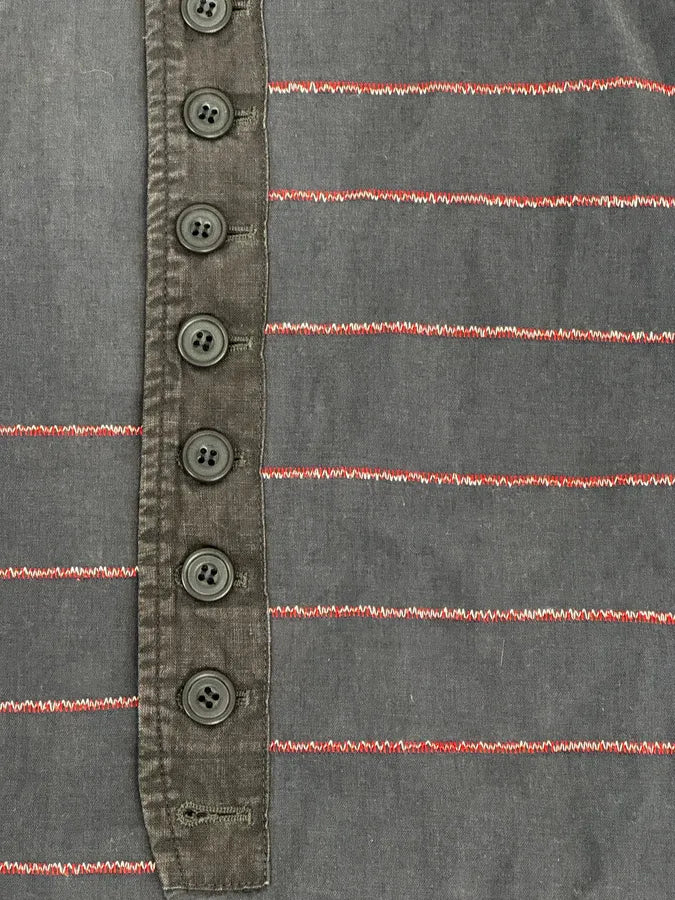 1990s Dries Van Noten Navy Lined Vest njmAjED 7