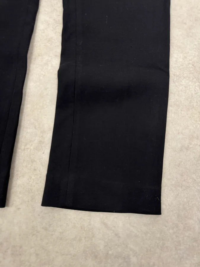 1990s Emporio Armani Black Classy Wool Tailored Pants pbFdXPJ 2