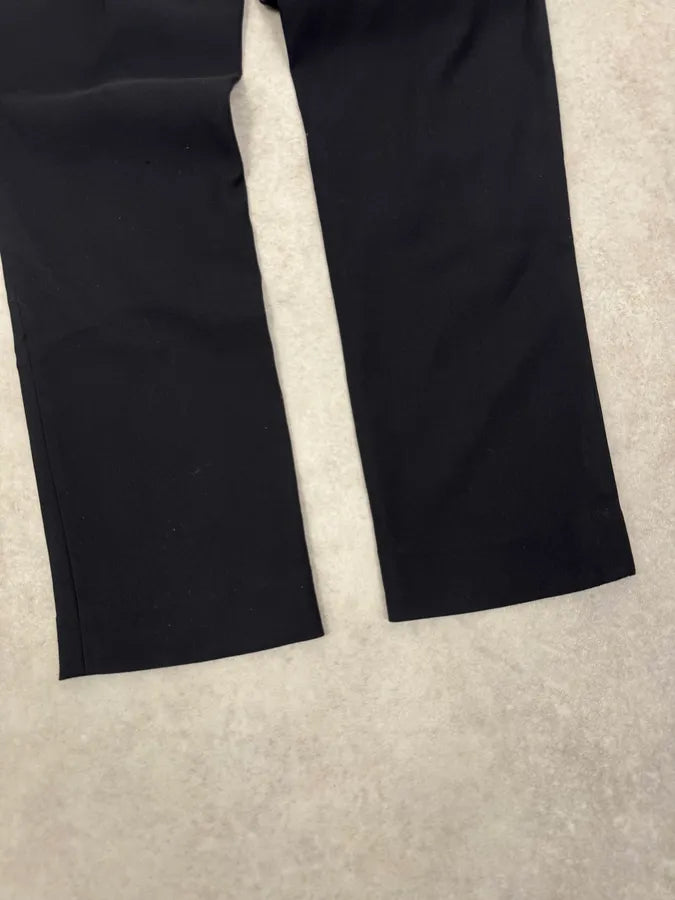 1990s Emporio Armani Black Classy Wool Tailored Pants pbFdXPJ 5