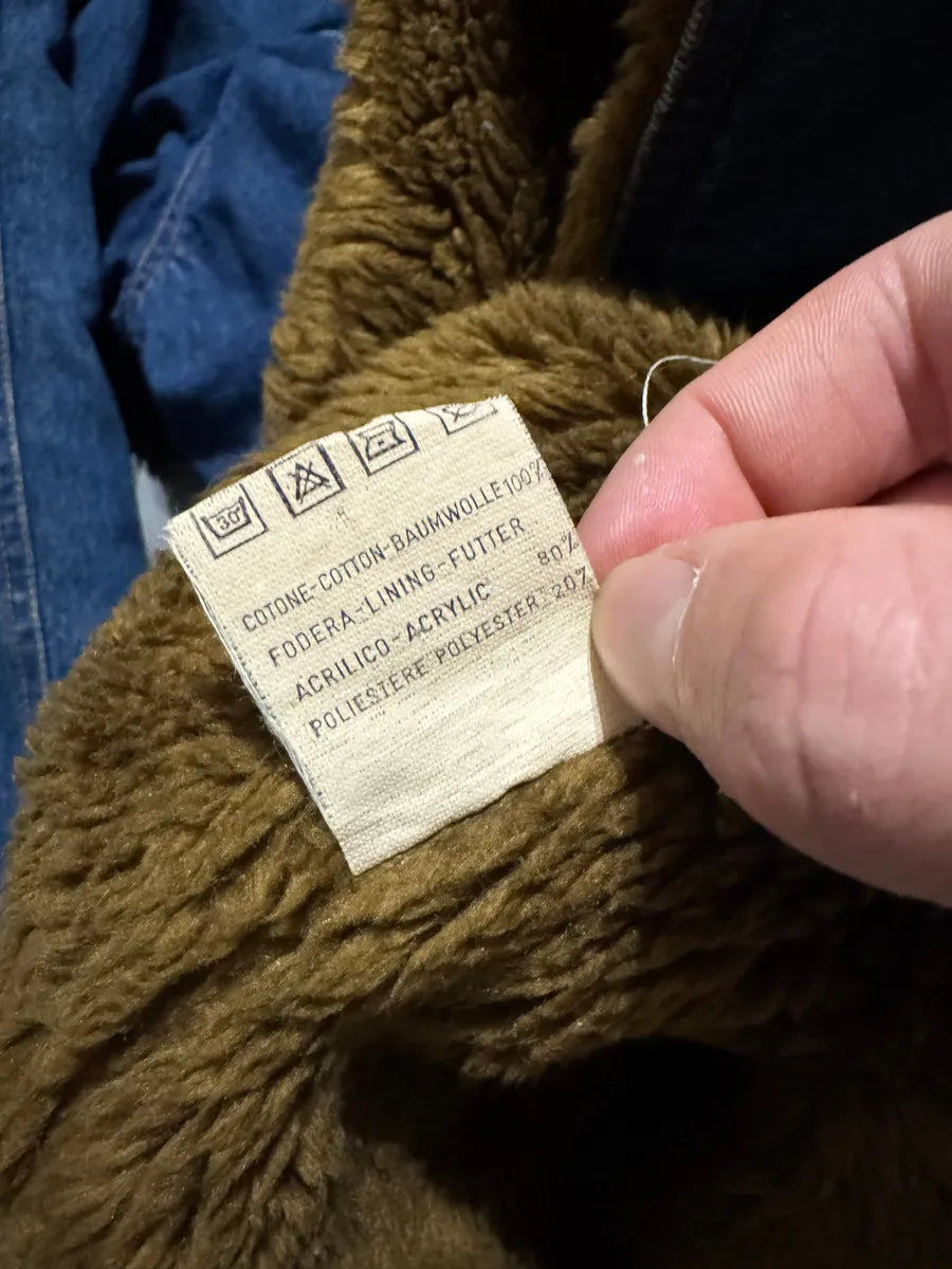 1990s Emporio Armani Buttoned Denim Jacket (L) 7