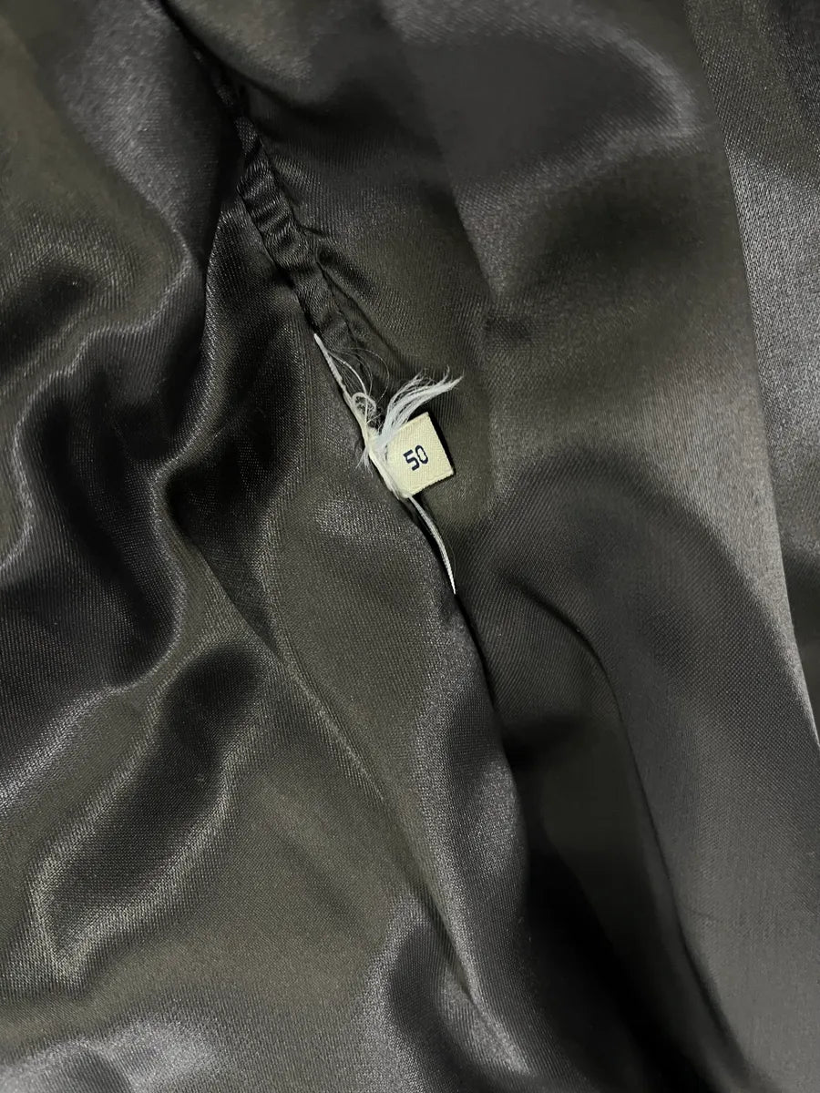 1990s Emporio Armani Dark Brown Leather Trench Coat KMEFQVm 9