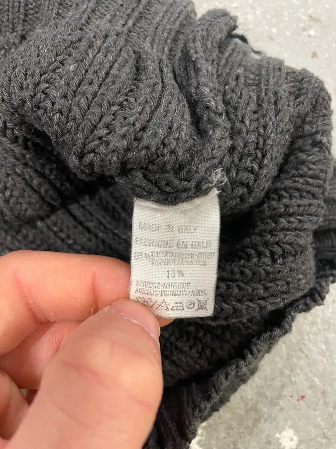 1990s Emporio Armani Dark Cotton Sweater (L) nrpfjfL 8