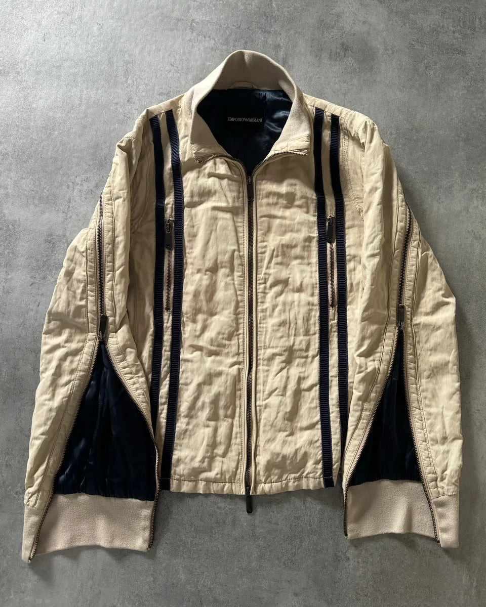 1990s Emporio Armani Detachable Arm Zips Archive Bomber Jacket EMJTtHo 3