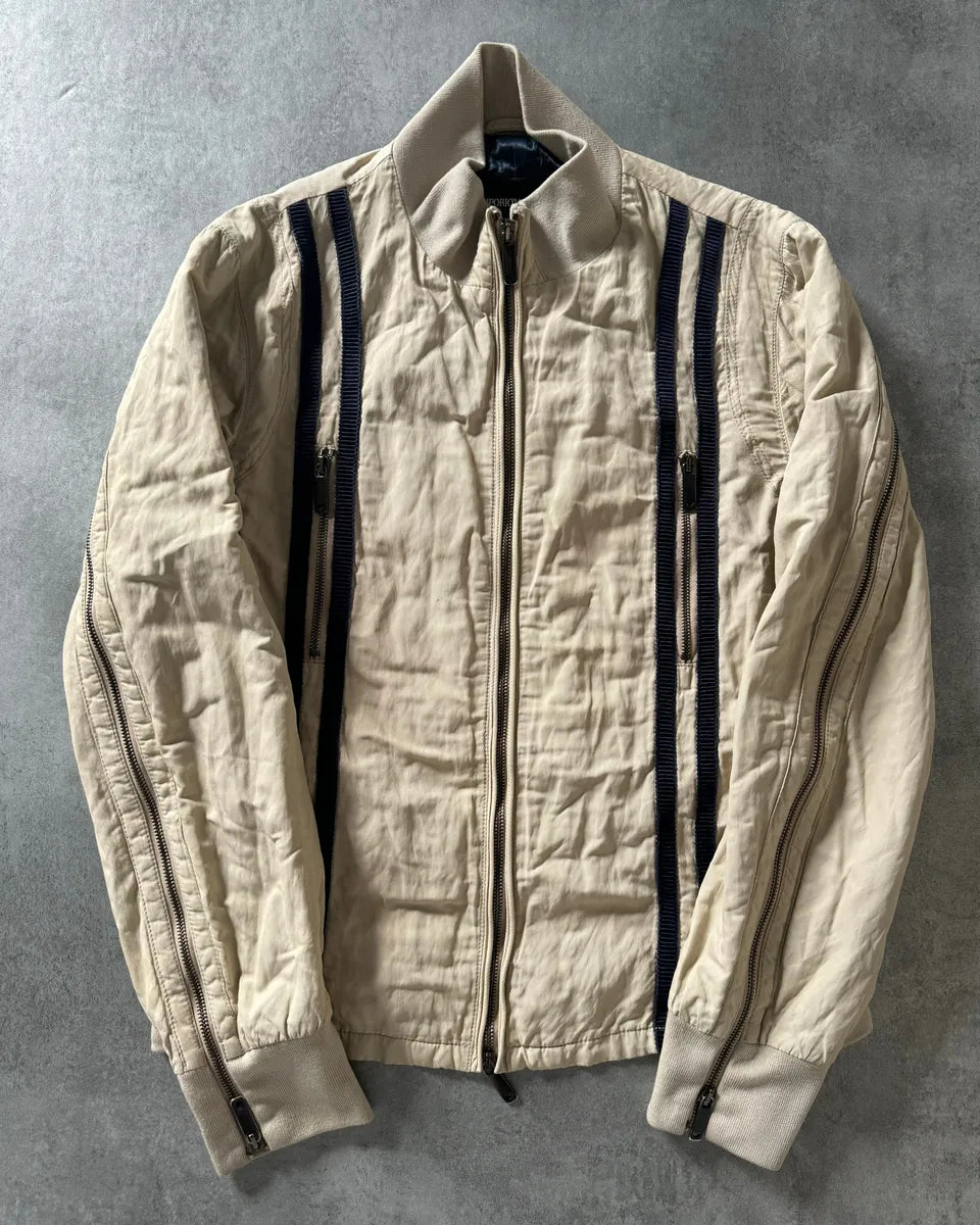 1990s Emporio Armani Detachable Arm Zips Archive Bomber Jacket EMJTtHo 0
