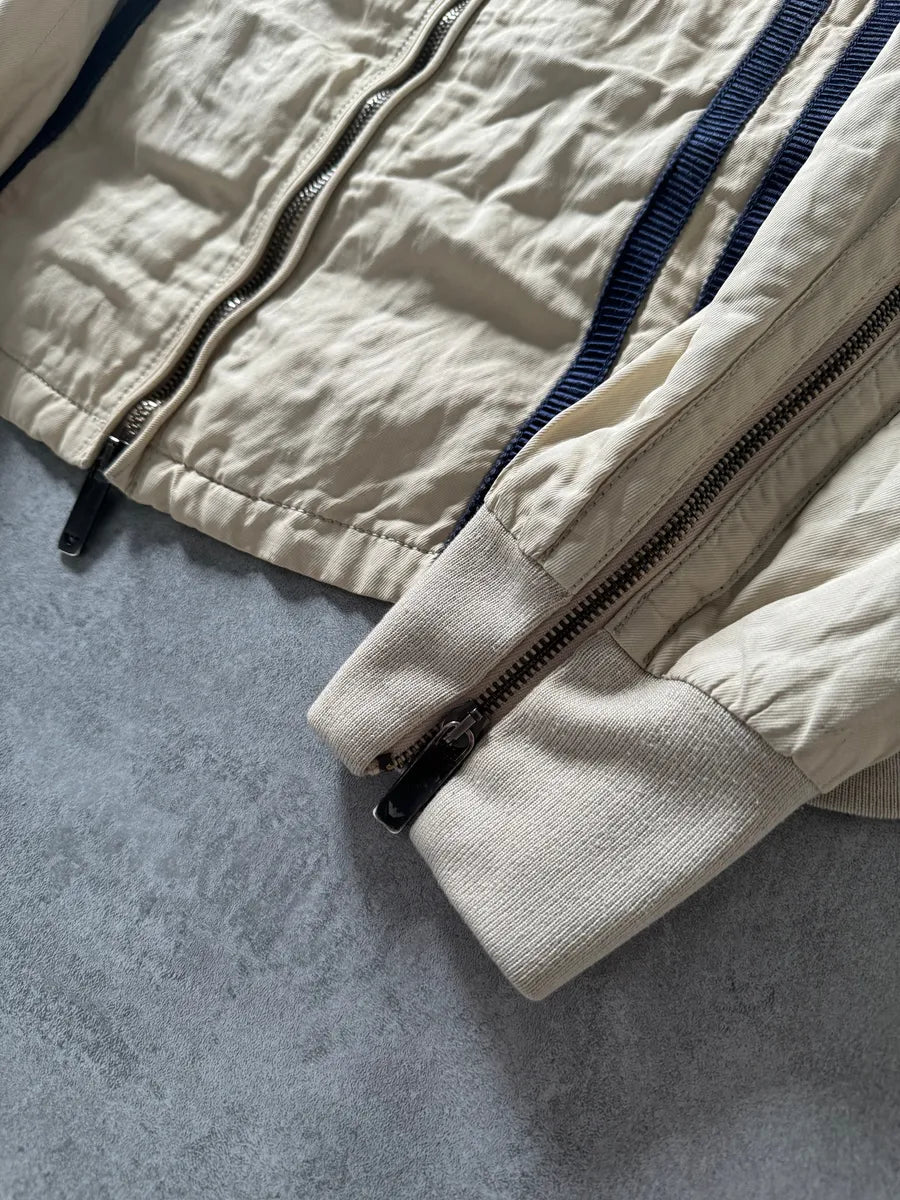 1990s Emporio Armani Detachable Arm Zips Archive Bomber Jacket EMJTtHo 11