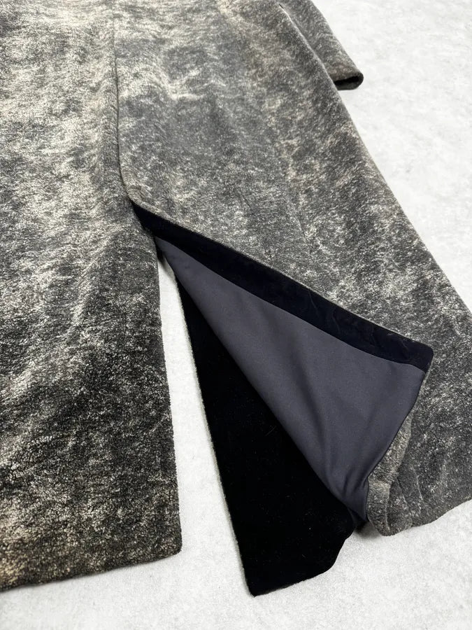 1990s Emporio Armani Grey Premium Long Wool Coat sTFDvbb 8