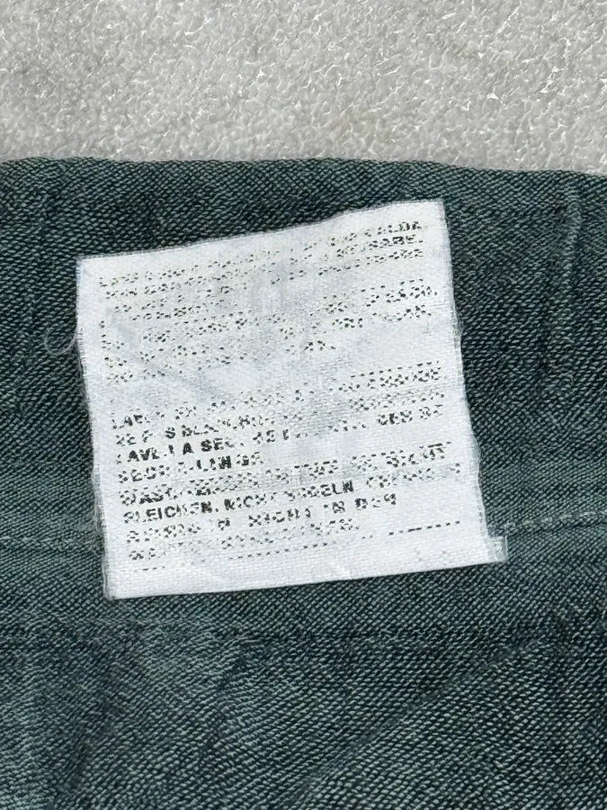 1990s Emporio Armani Grey Relief Striped Shirt pbcegjR 10